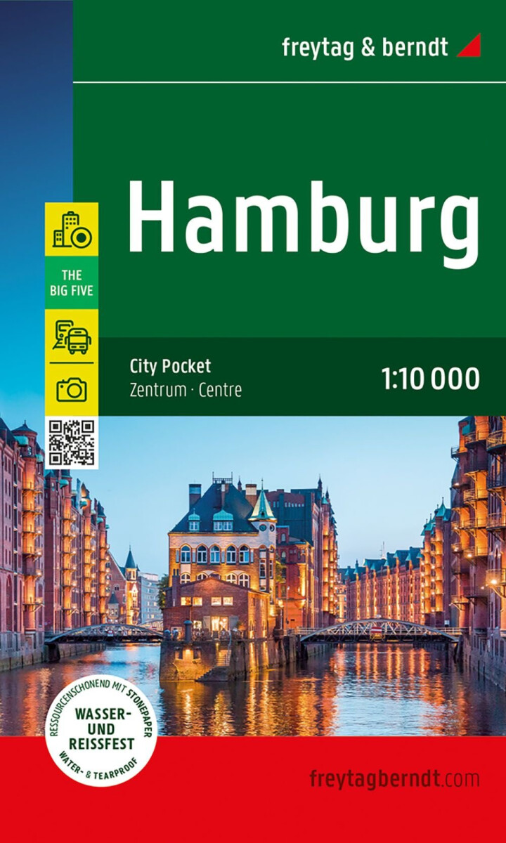 Levně Hamburk 1:10 000 / mapa města
