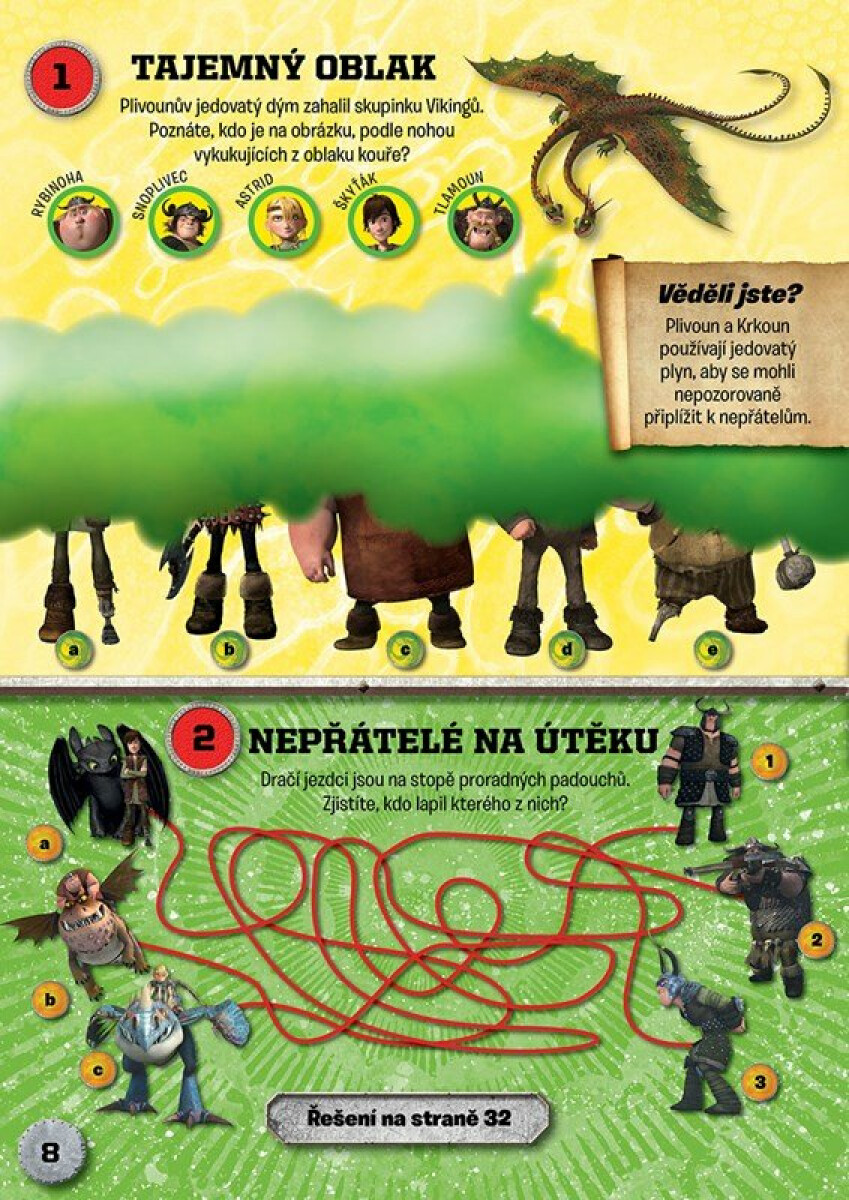 Jak vycvičit draka - Aktivity se samolepkami (obrázek 3)