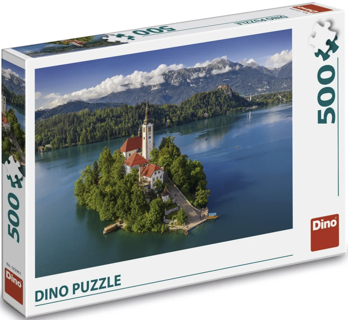 Puzzle Jezero Bled 500 dílků