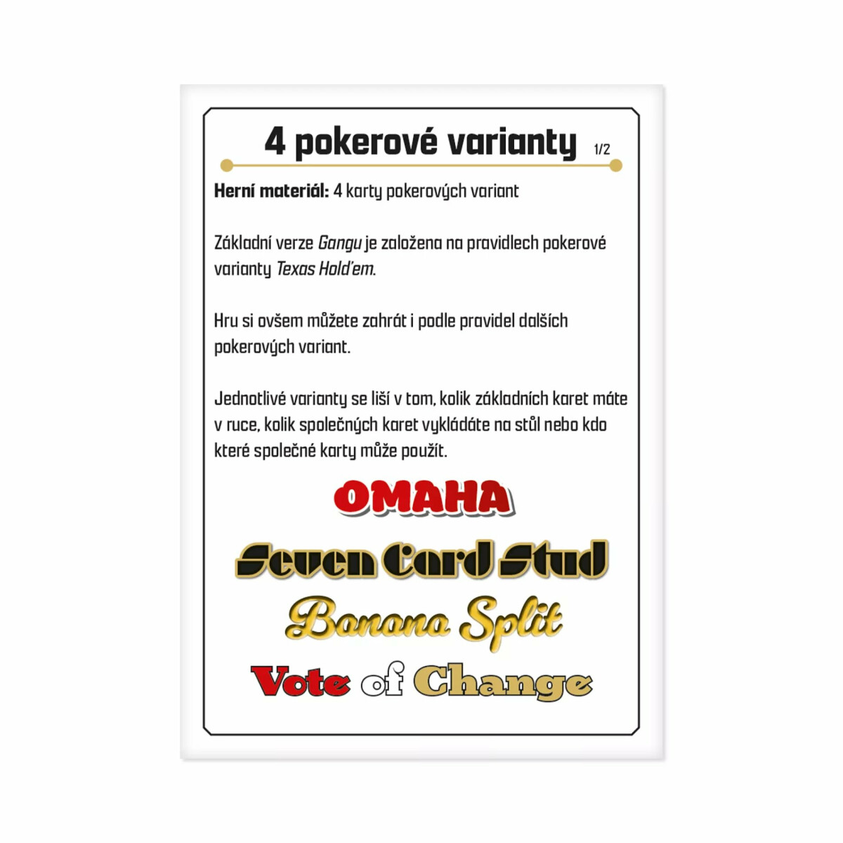 Gang: Žolíci (rozšíření) (obrázek 3)