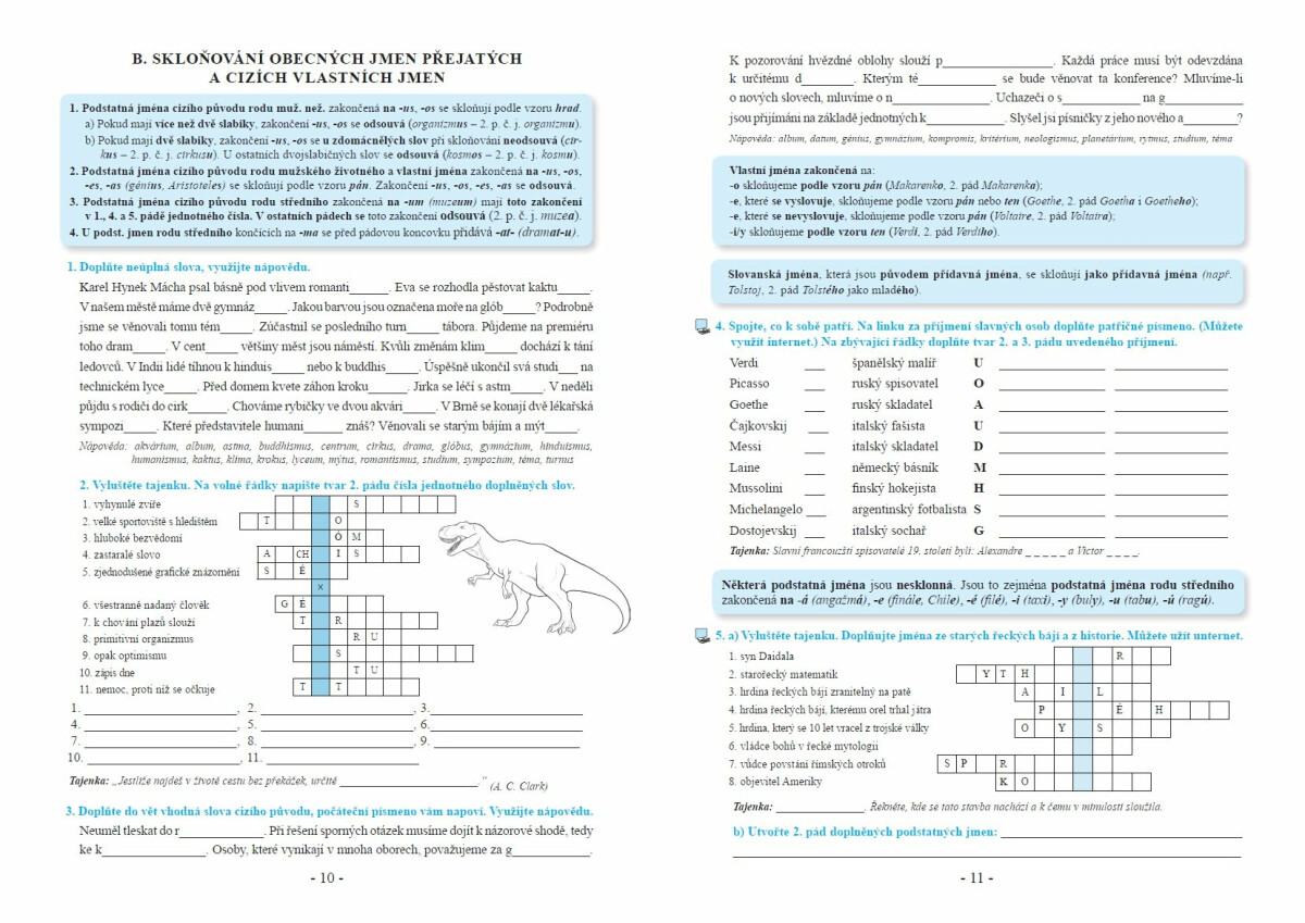 Procvičujeme češtinu v 8. ročníku – pracovní sešit, Čtení s porozuměním