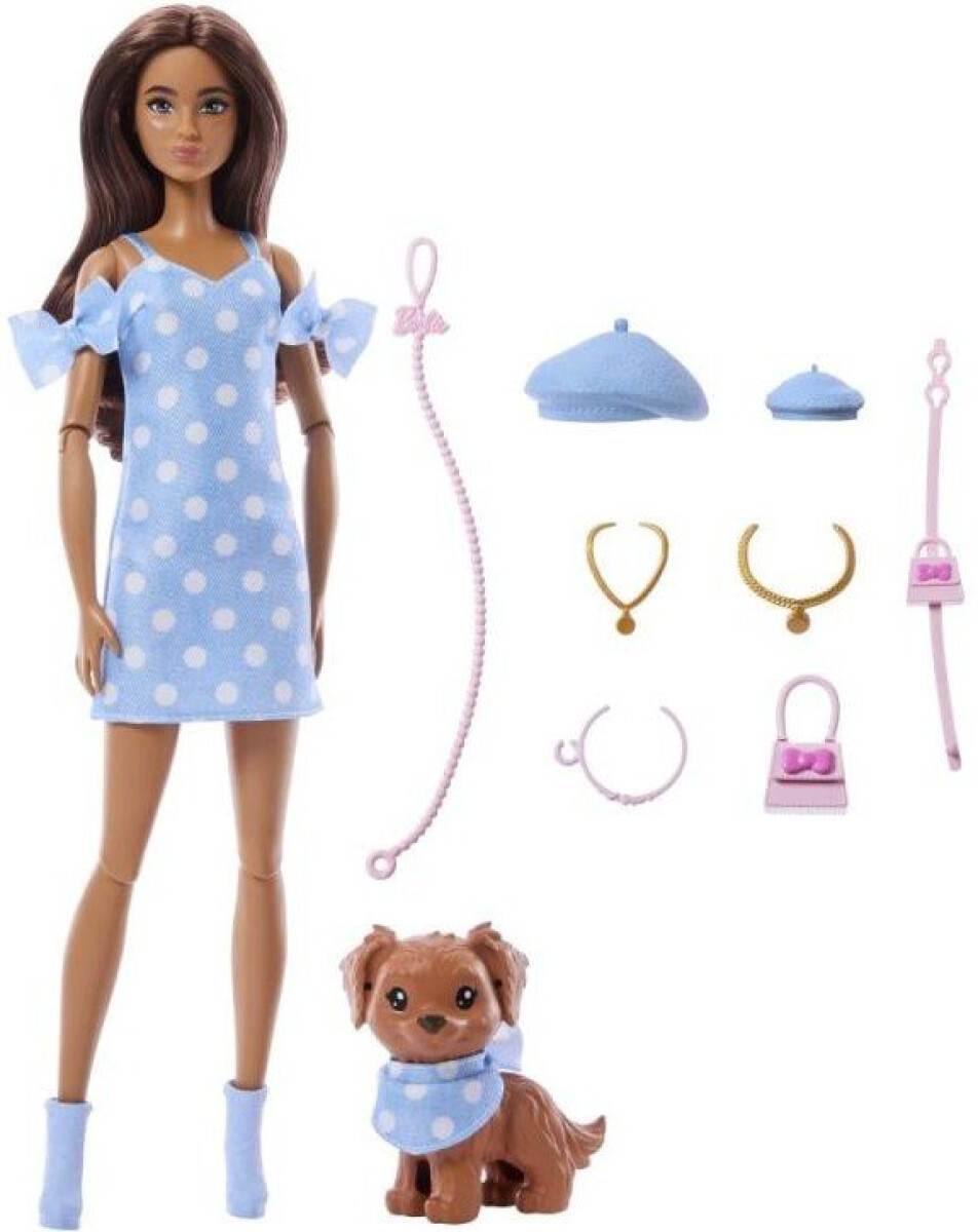 Barbie panenka styl pro dva - Puntíky (obrázek 5)