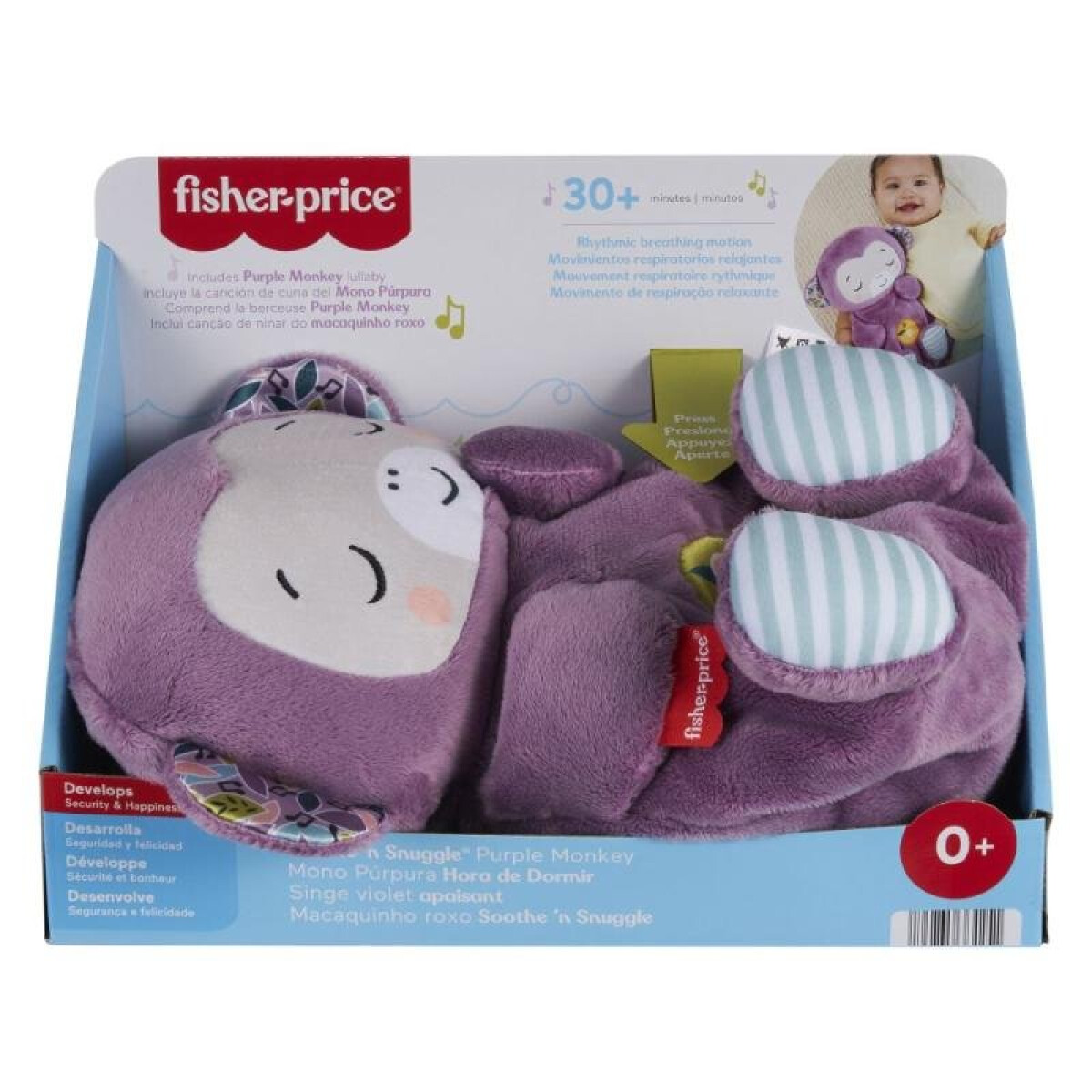 Fisher Price mazlivá a uklidňující fialová opička (obrázek 7)