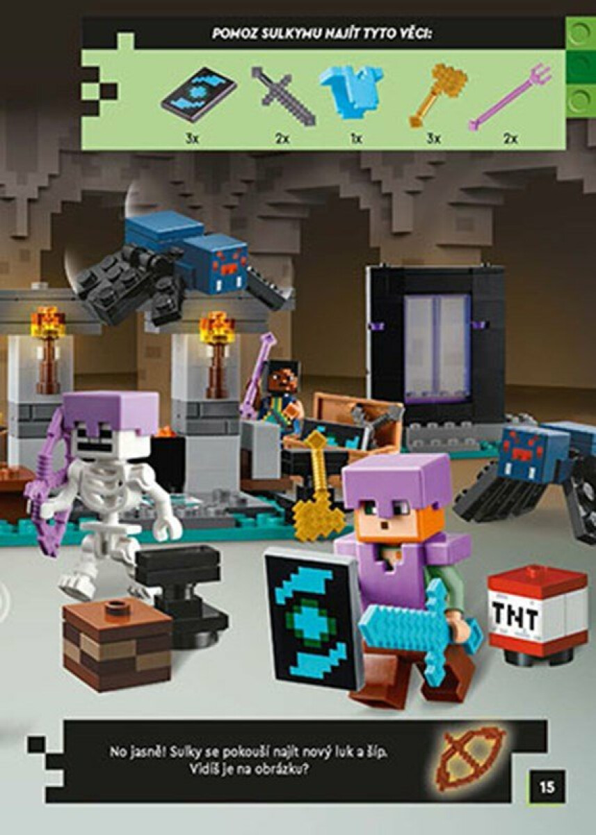 LEGO® Minecraft® Výprava za kostlivcem (obrázek 3)