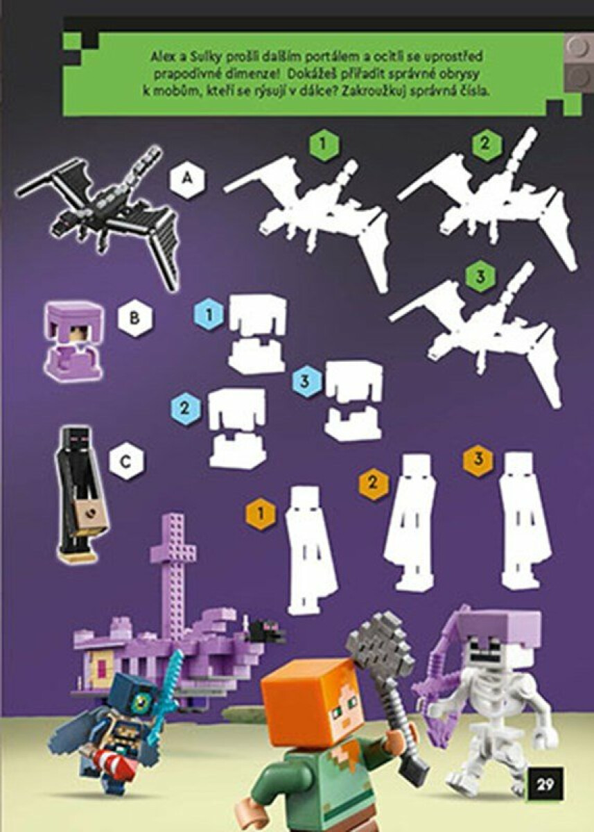 LEGO® Minecraft® Výprava za kostlivcem (obrázek 5)