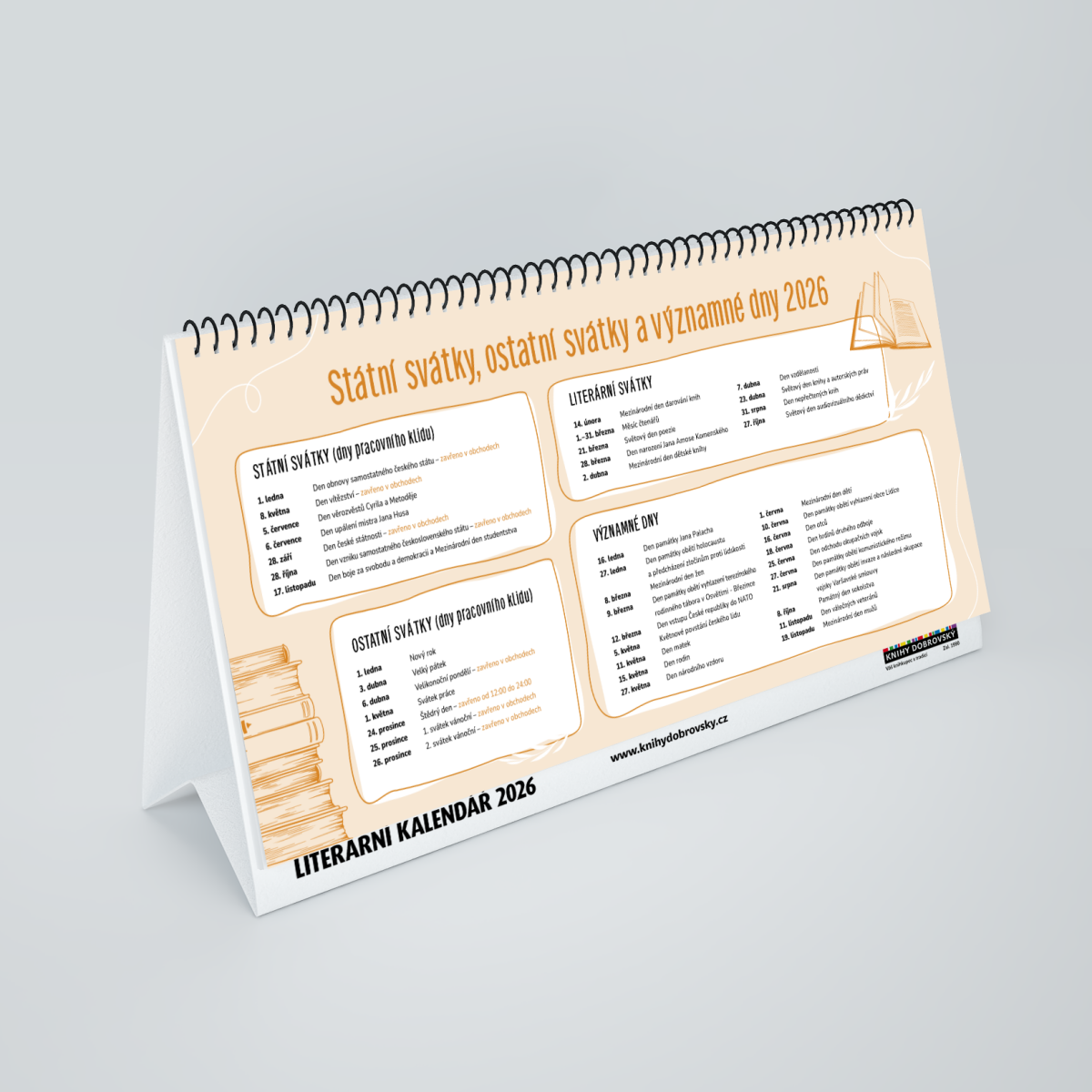 Literární kalendář 2026