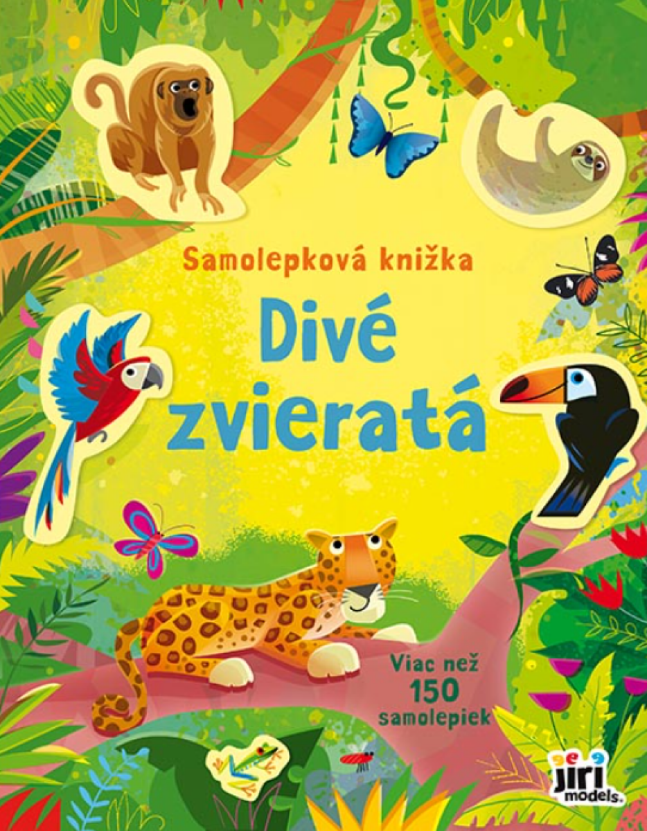 Samolepková knižka Divé zvieratá