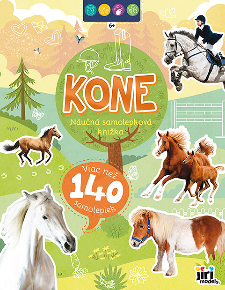 Náučná samolepková knižka 6+ Kone