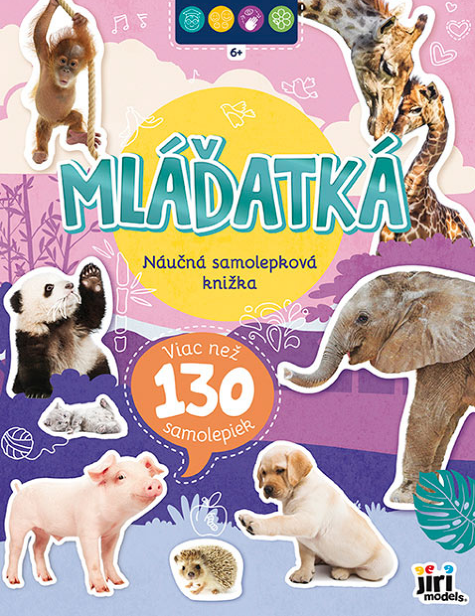 Náučná samolepková knižka 6+ Mláďatká