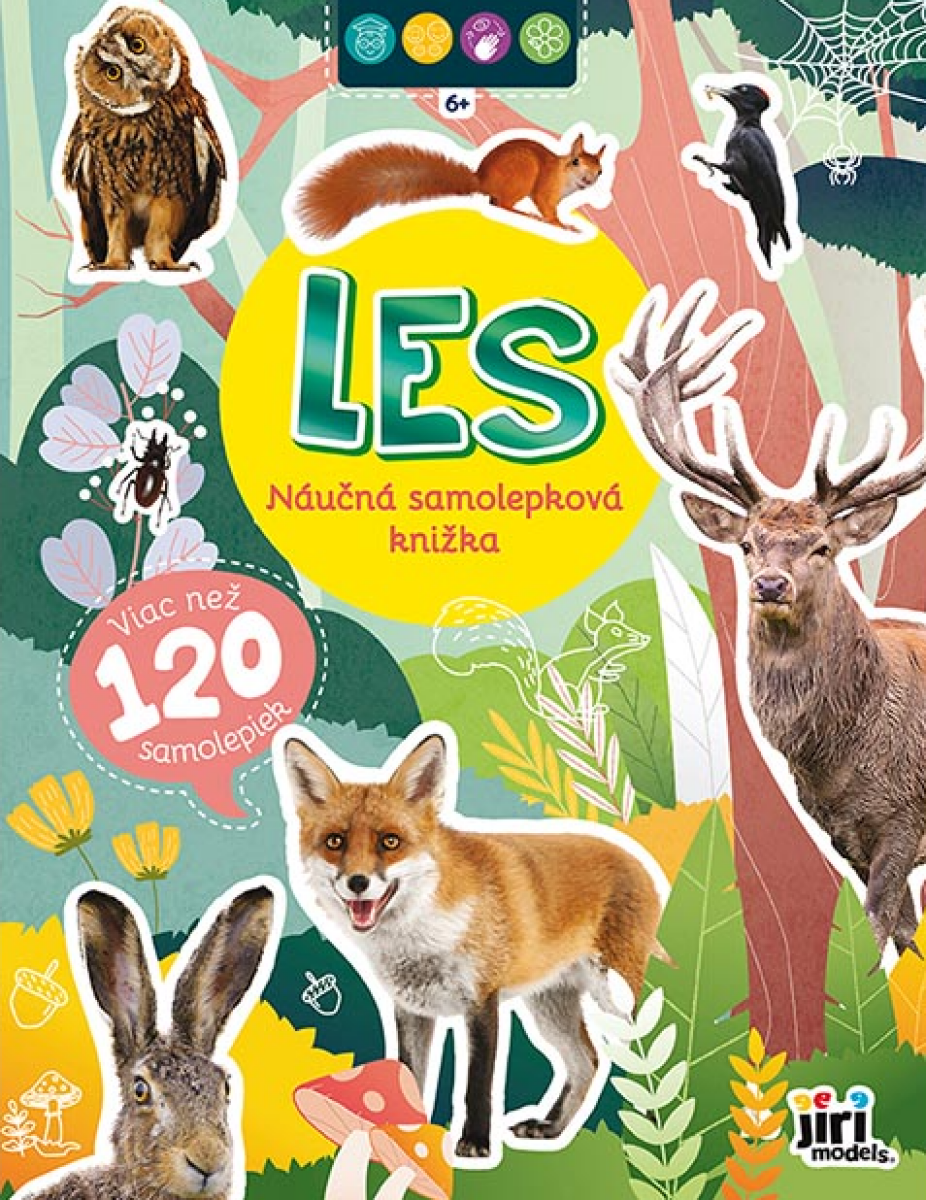 Náučná samolepková knižka 6+ Les