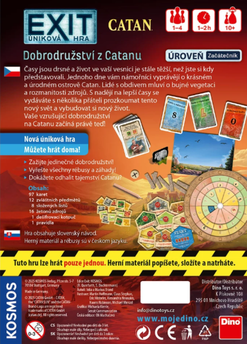 Exit úniková hra: Dobrodružství z Catanu