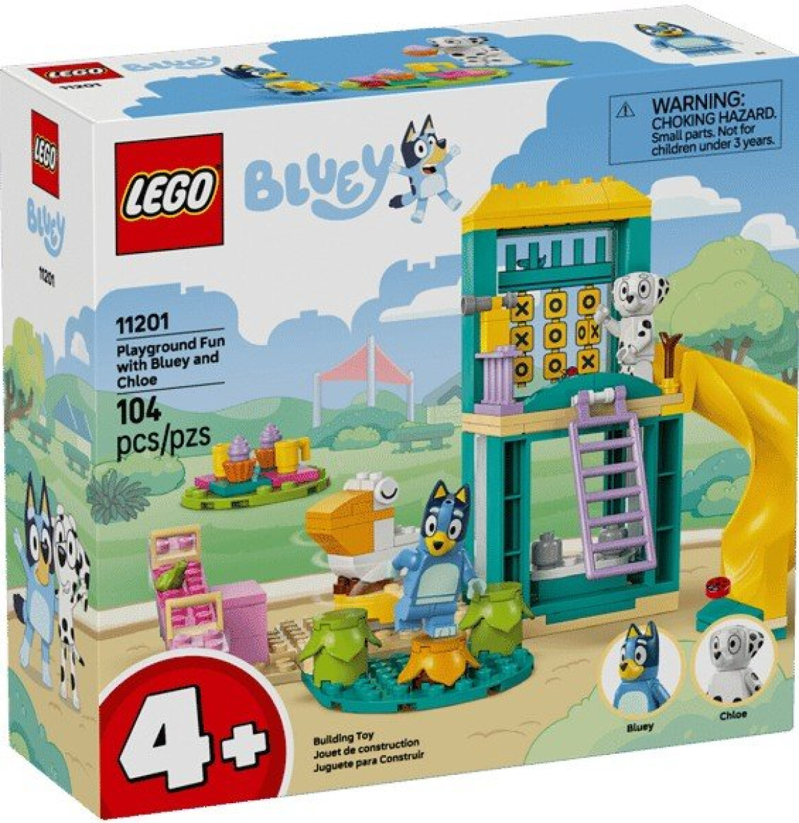 LEGO® 11201 Bluey, Chloe a zábava na hřišti
