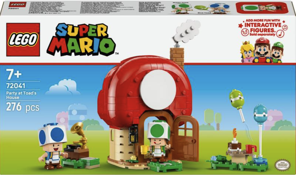 Toad a párty v jeho domku – LEGO SUPER MARIO (72041)
