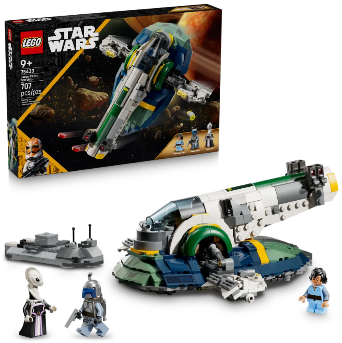 Jango Fett a jeho hvězdná loď - Star Wars (75433) (obrázek 3)