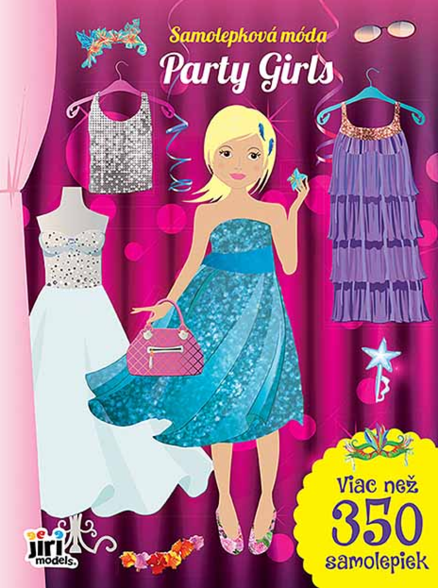 Levně Samolepková móda Párty girls
