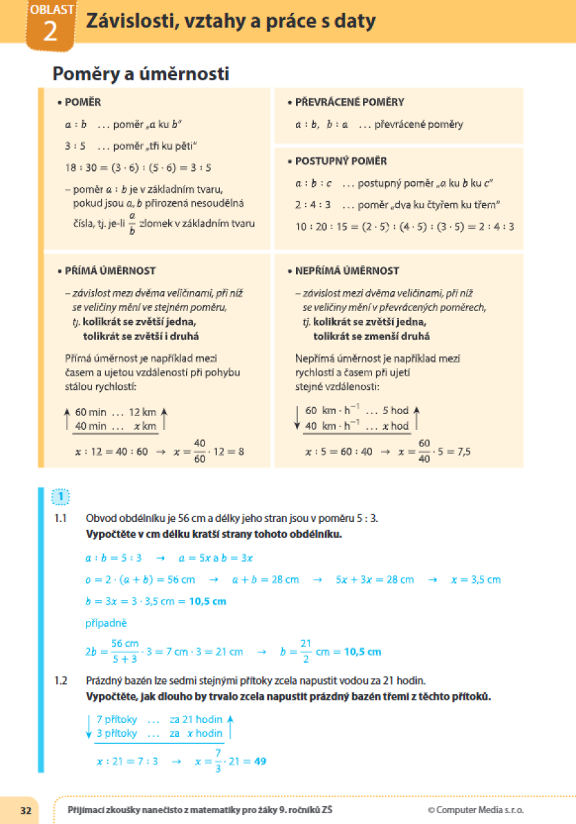 Přijímací zkoušky nanečisto z matematiky pro žáky 9. ročníků ZŠ (2026)