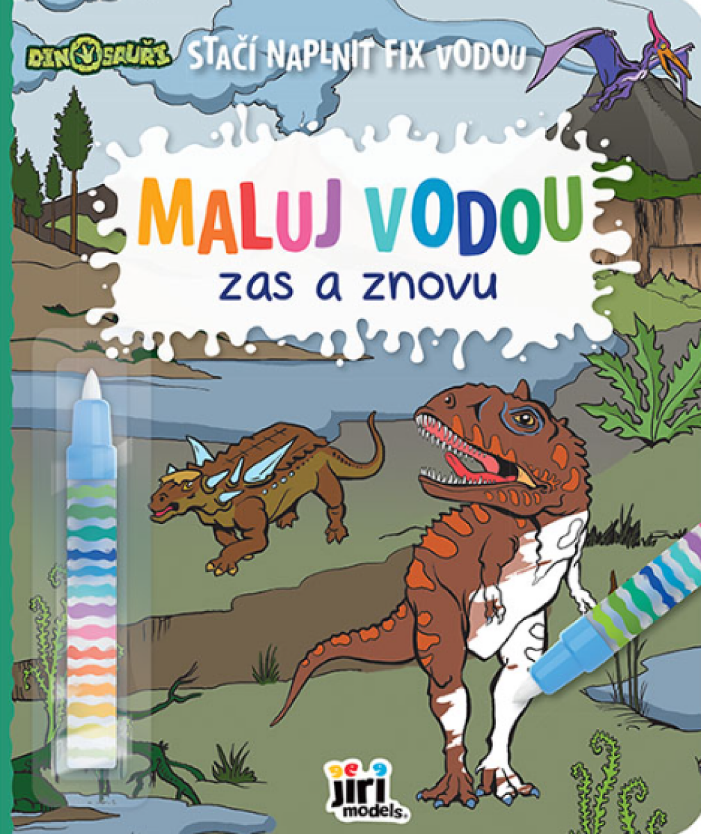Maluj vodou zas a znovu Dinosauři