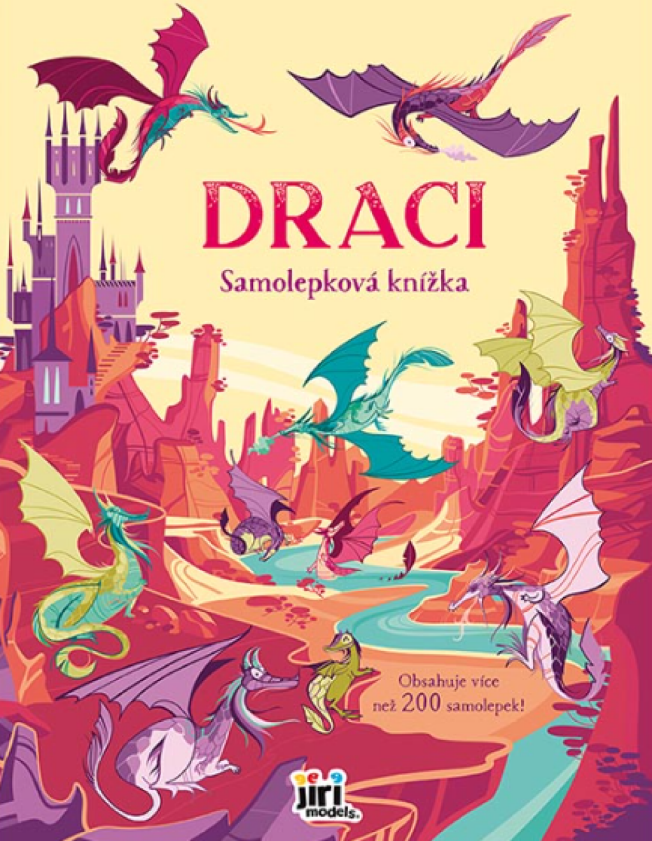 Velká samolepková knížka Draci