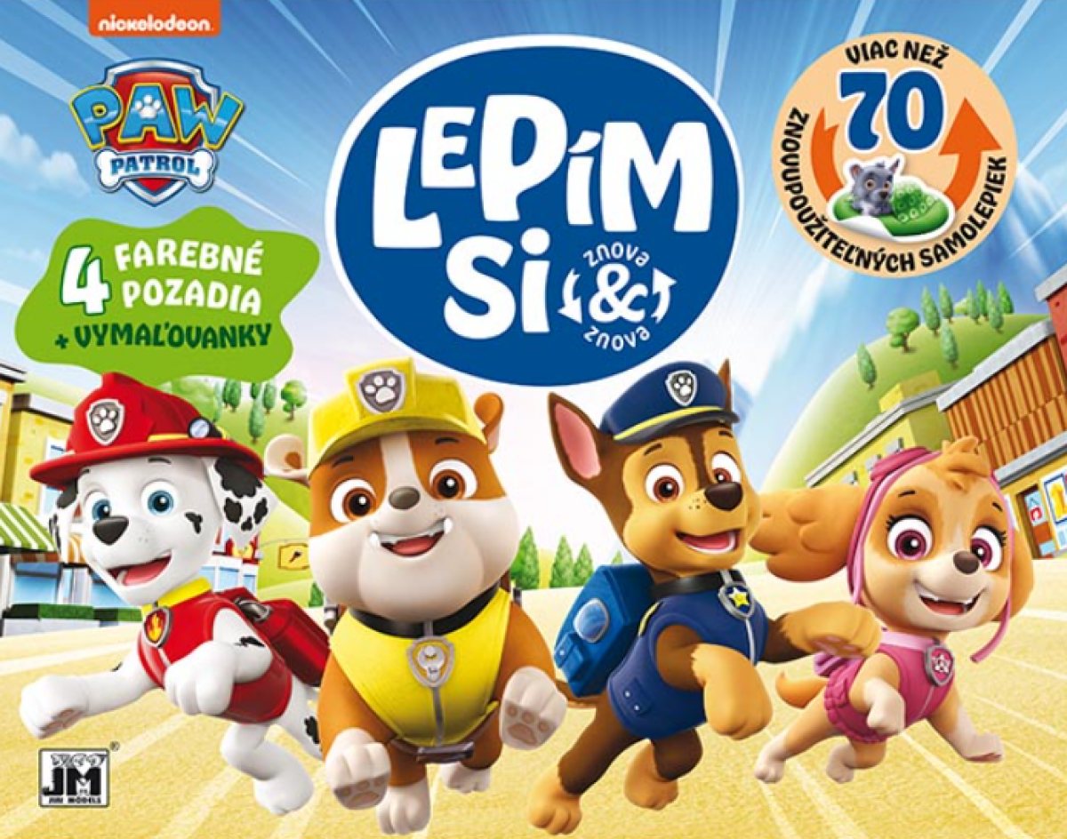 Lepím si znovu a znovu Labková patrola