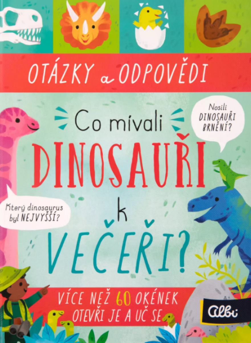 Kniha Co mívali dinosauři k večeři?