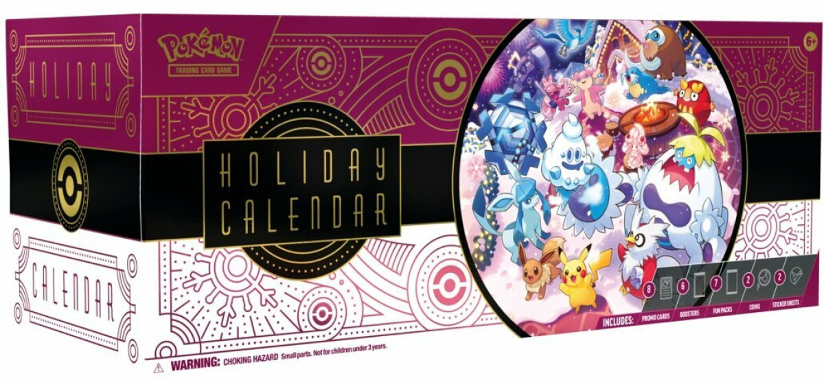 Pokémon TCG: Holiday Calendar 2025 (Adventní kalendář)