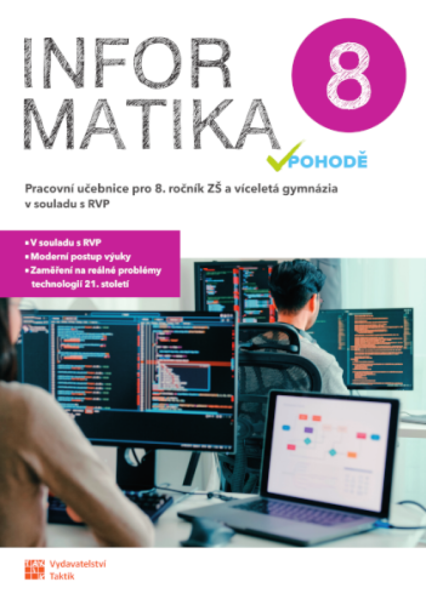 Kniha Informatika v pohodě 8 – pracovní učebnice