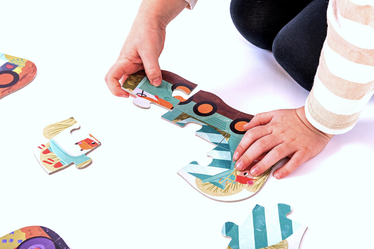 KukiKuk Véééliké puzzle Stavební stroje (obrázek 6)