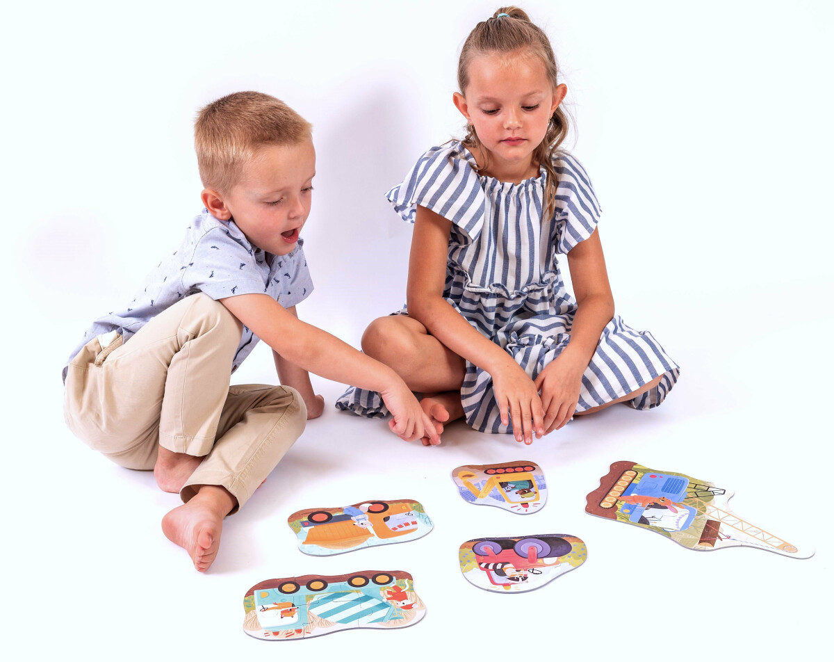 KukiKuk Véééliké puzzle Stavební stroje (obrázek 10)