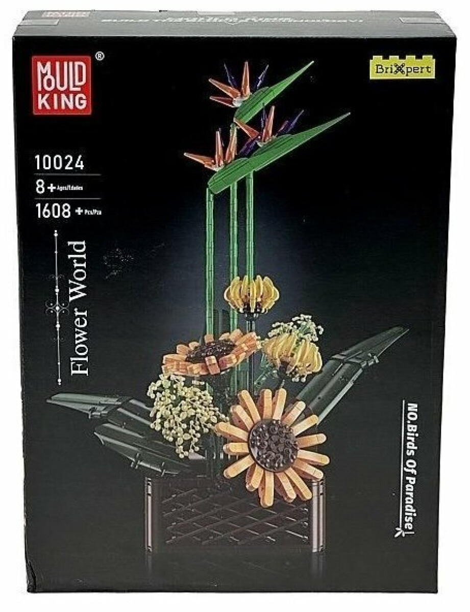 Stavebnice květiny v květináči (1608 dílků)