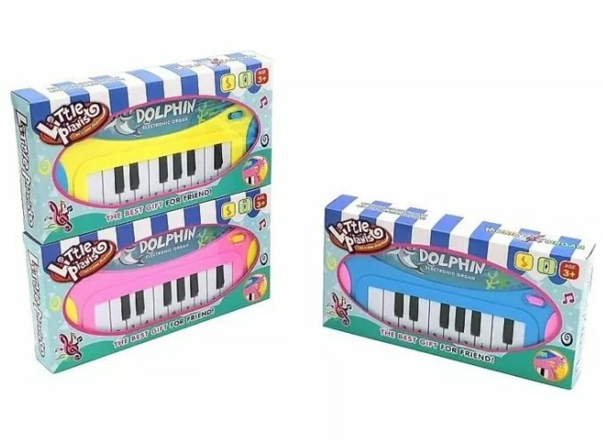Dětské elektronické piánko Dolphin – mix barev