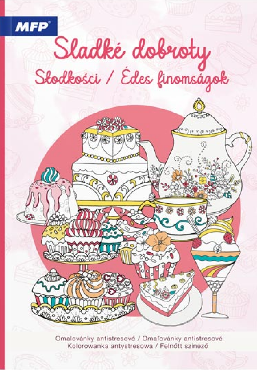 Omalovánky antistresové Sladké dobroty