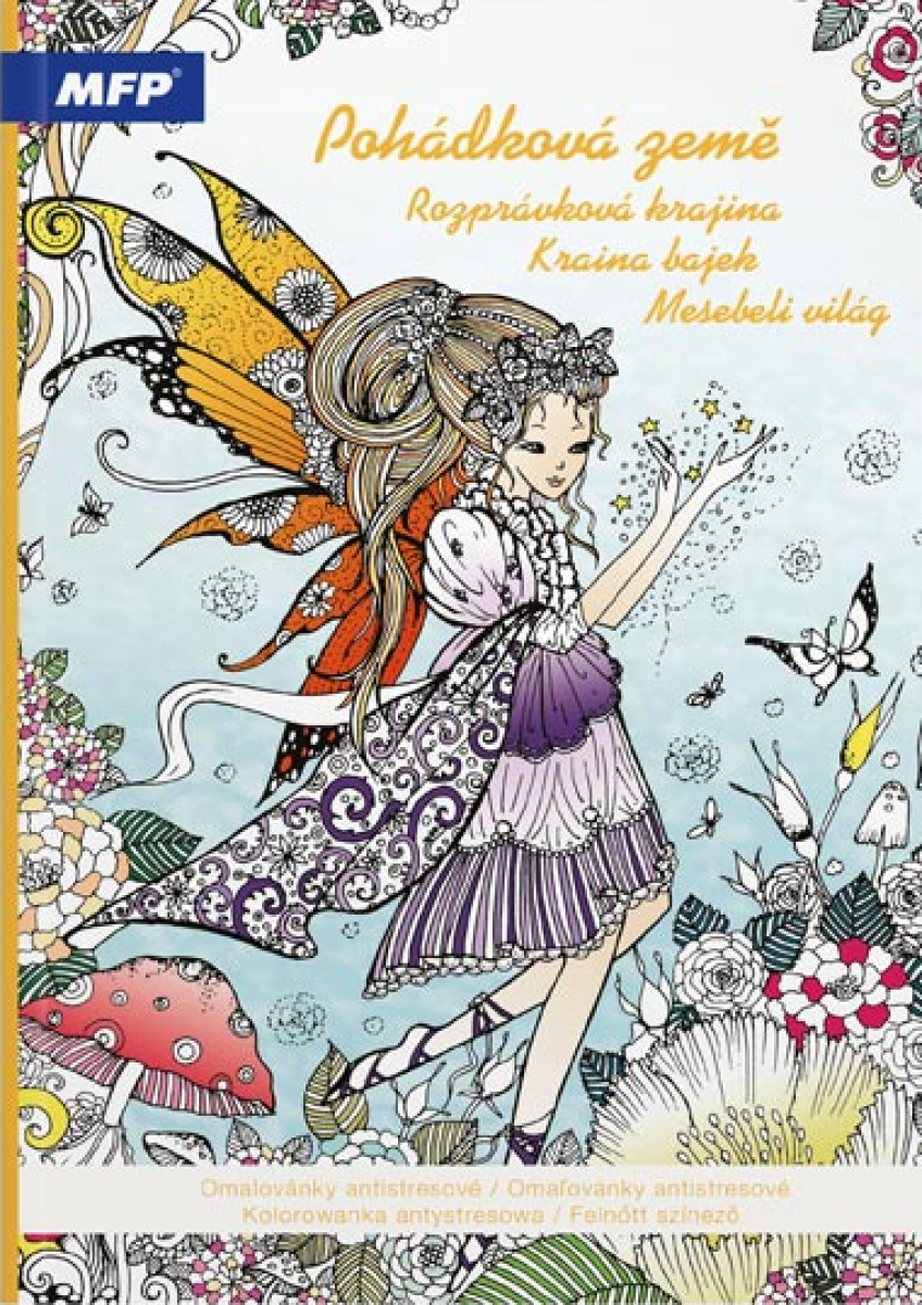 Omalovánky antistresové Pohádková země