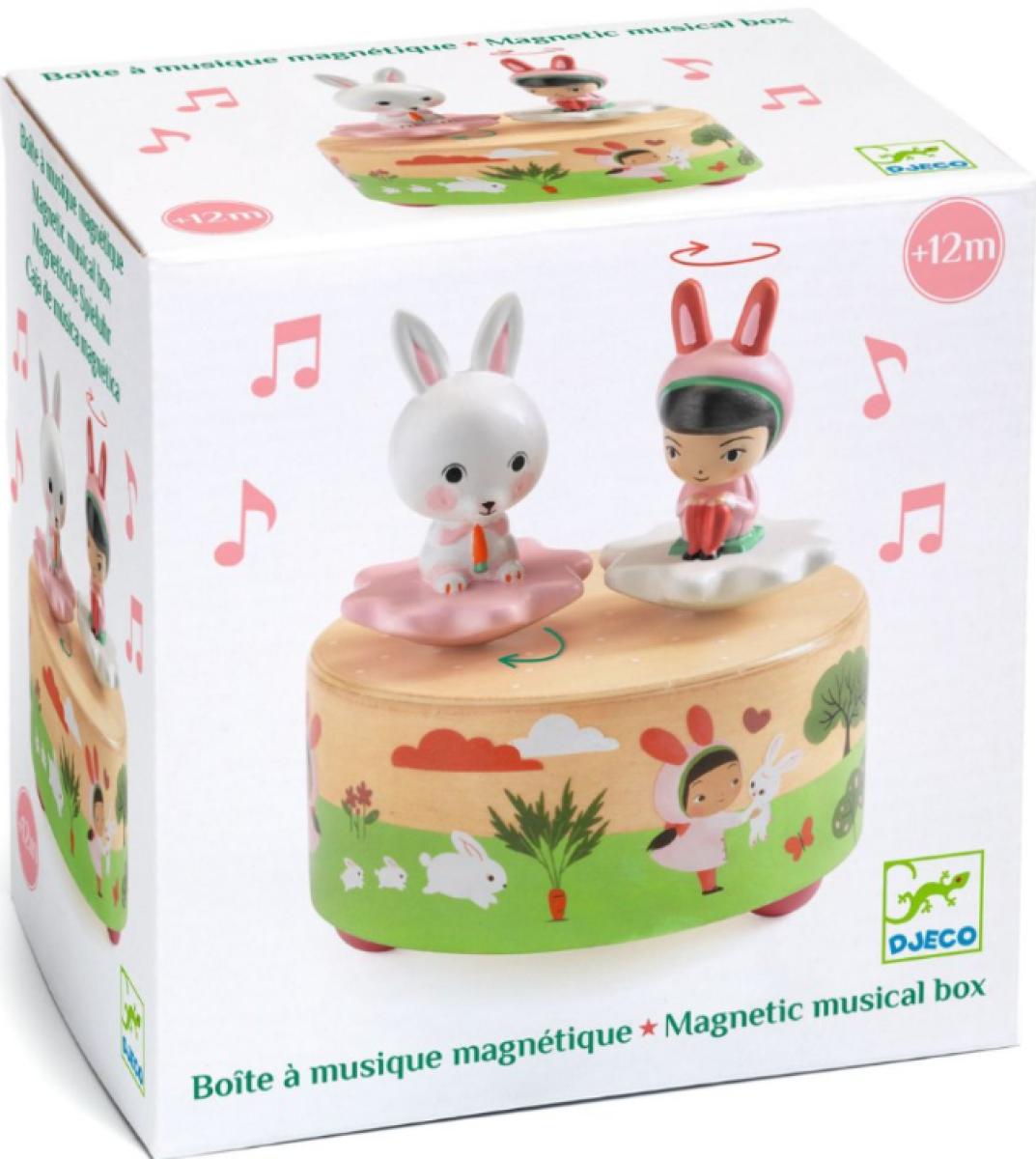 Hudební skříňka Králíček a holčička