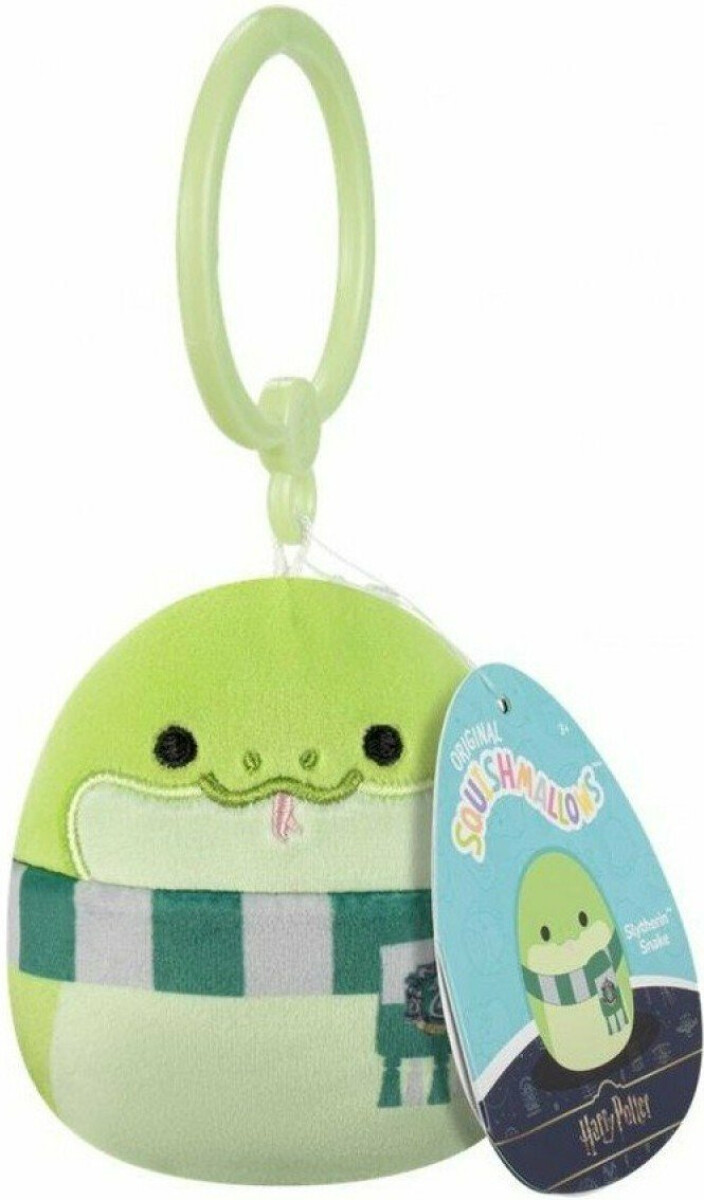 Squishmallows Klíčenka Harry Potter - Zmijozelský had