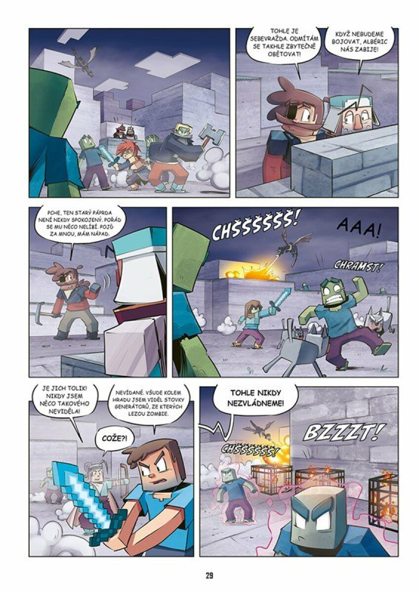 Deník malého Minecrafťáka: komiks 8 - Cube Kid (obrázek 5)