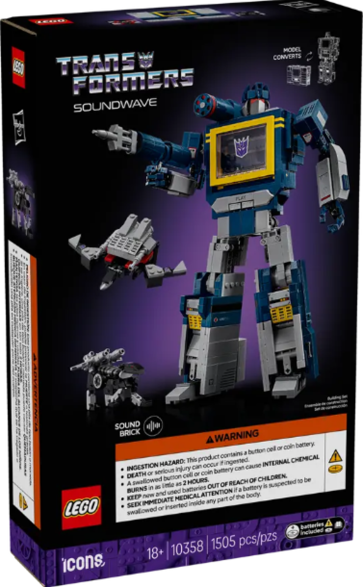 Transformers: Soundwave - LEGO Hidden Side (10358)