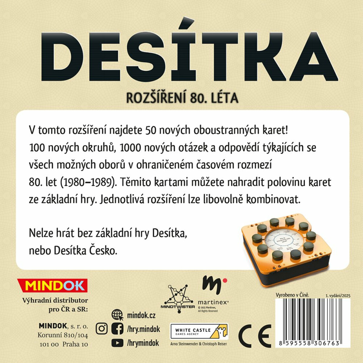 Desítka: rozšíření 80. léta - Martinex - Obrázek 3