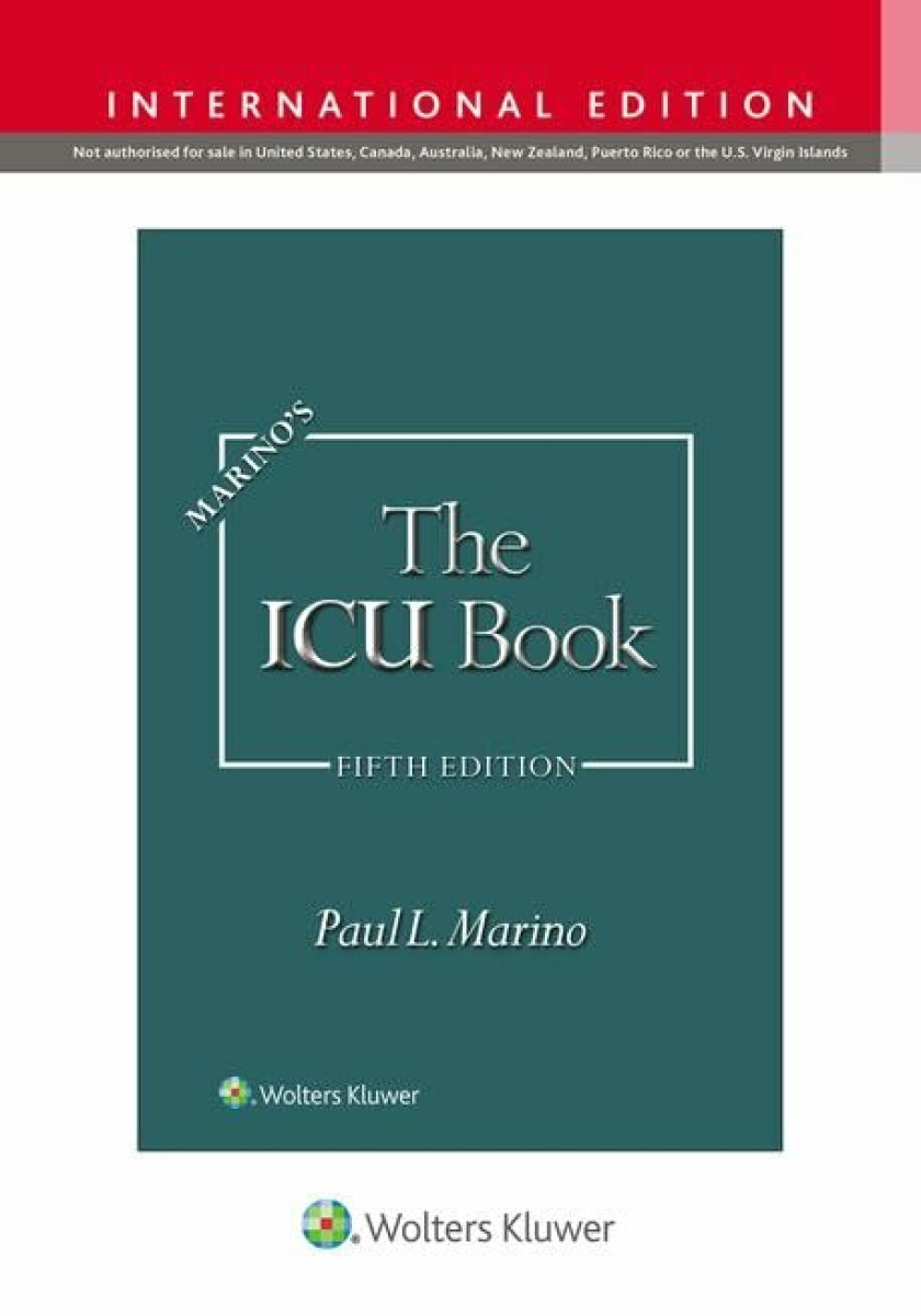 Kniha Marino's The ICU Book