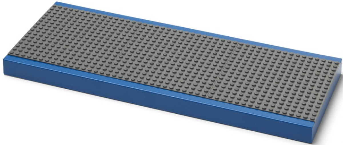 LEGO Polička na vystavení stavebnic - modrá