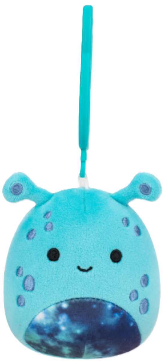 Squishmallows Klíčenka Tyrkysový mimozemšťan - Garth