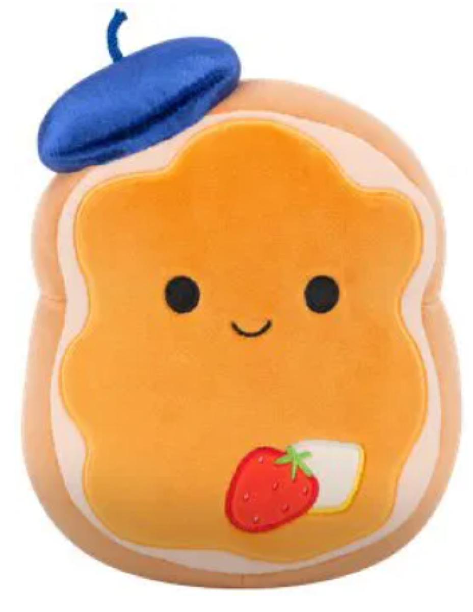 Squishmallows Francouzský toast s baretem - Ennui, 30 cm