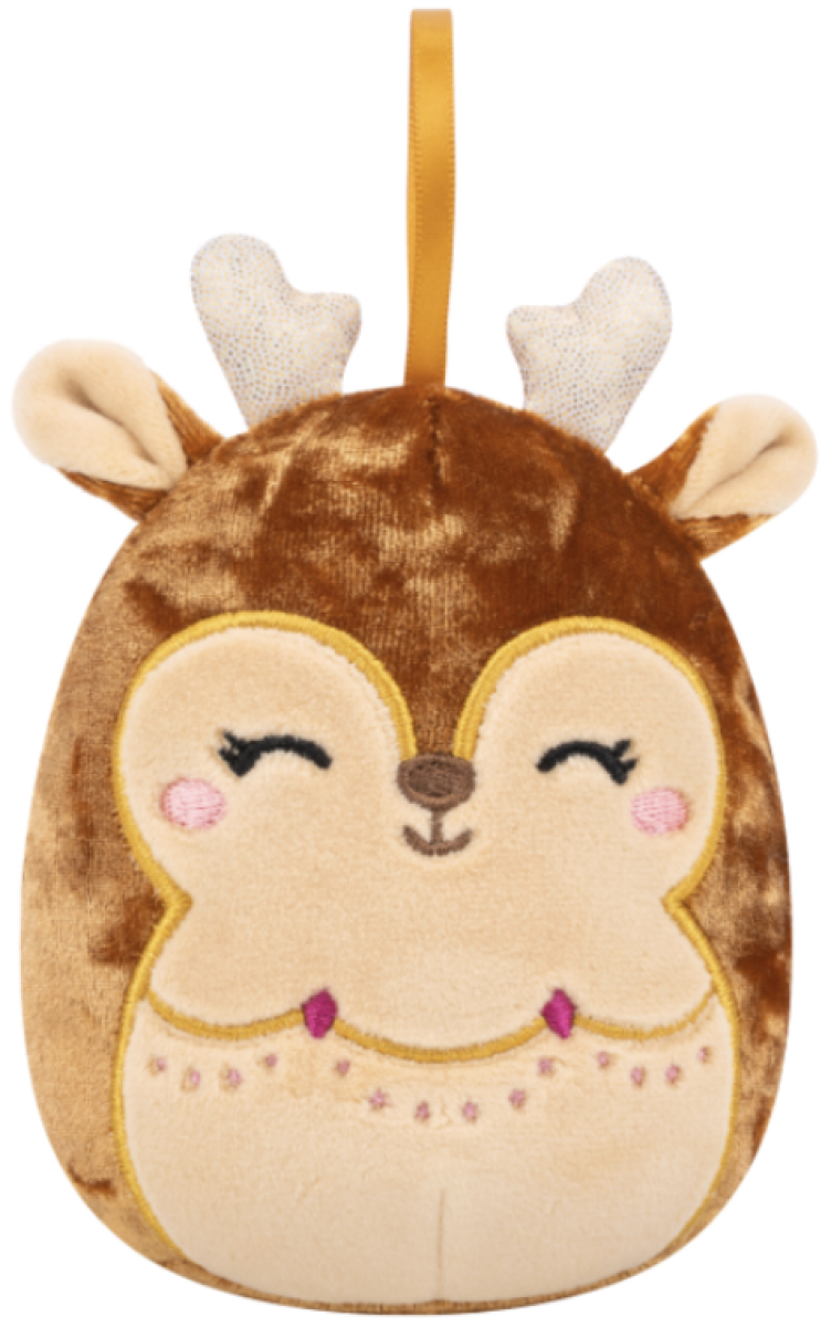 Squishmallows Vánoční ozdoba Sob - Darla, 10 cm