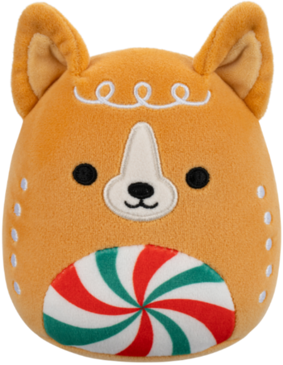 Squishmallows Perníkový corgi - Louis, 13 cm