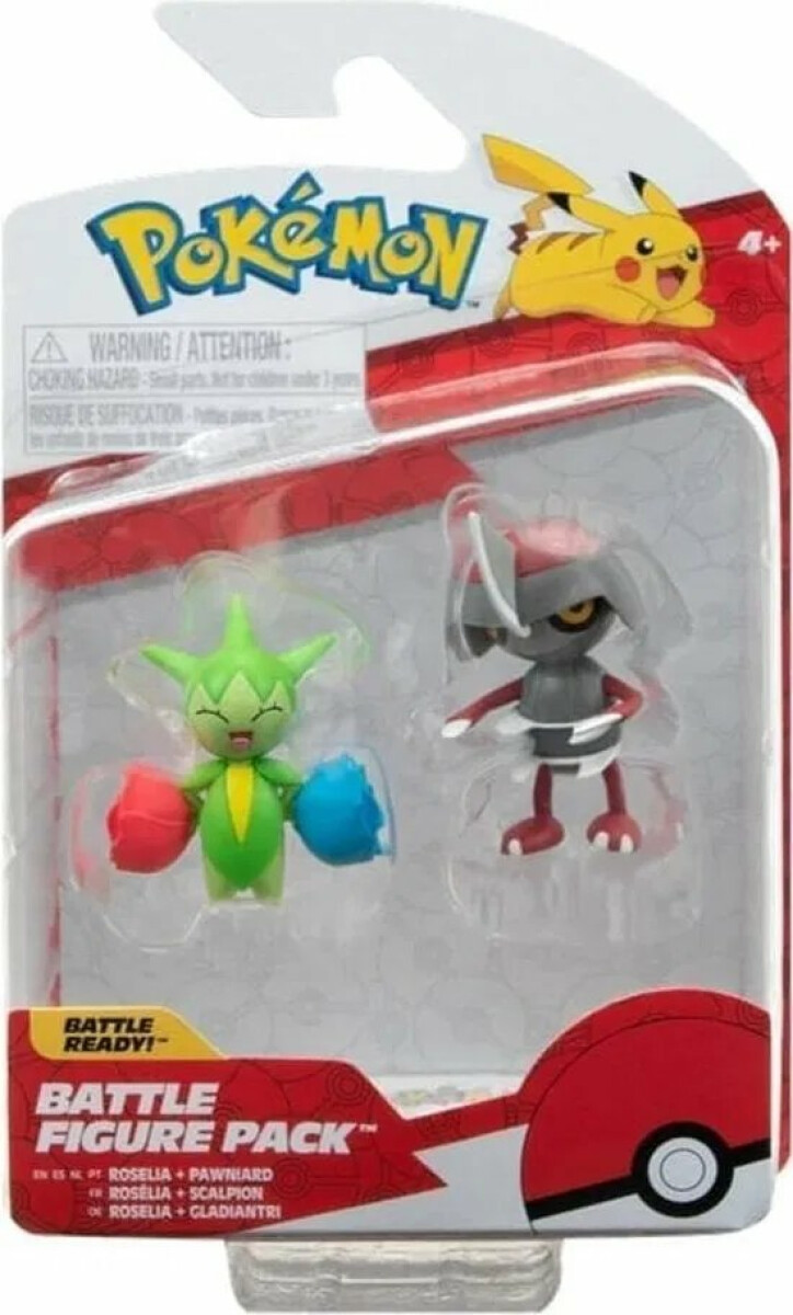 Pokémon Bojová figurka - Roselia & Pawniard