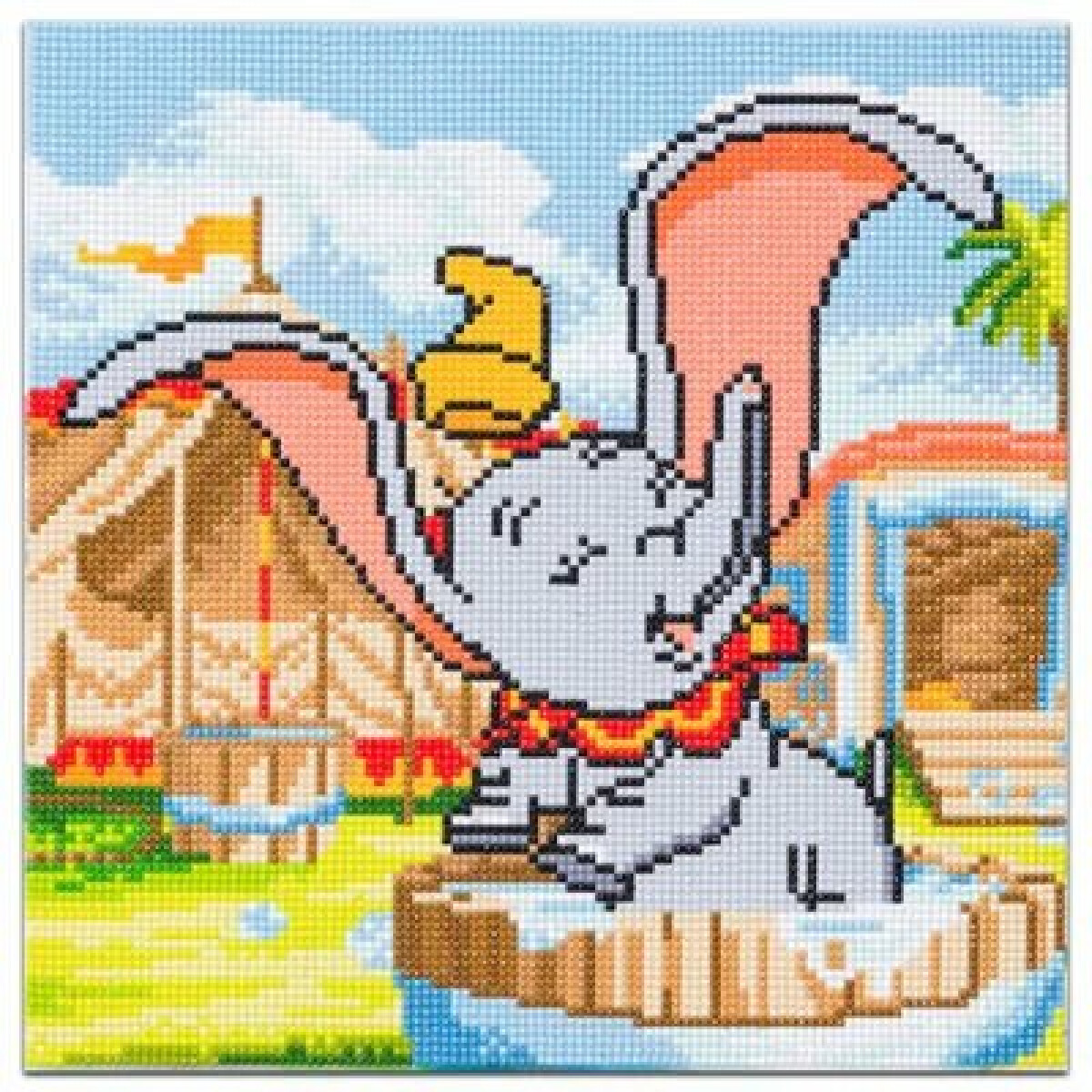 Disney Crystal Art – Dumbo ve vaně