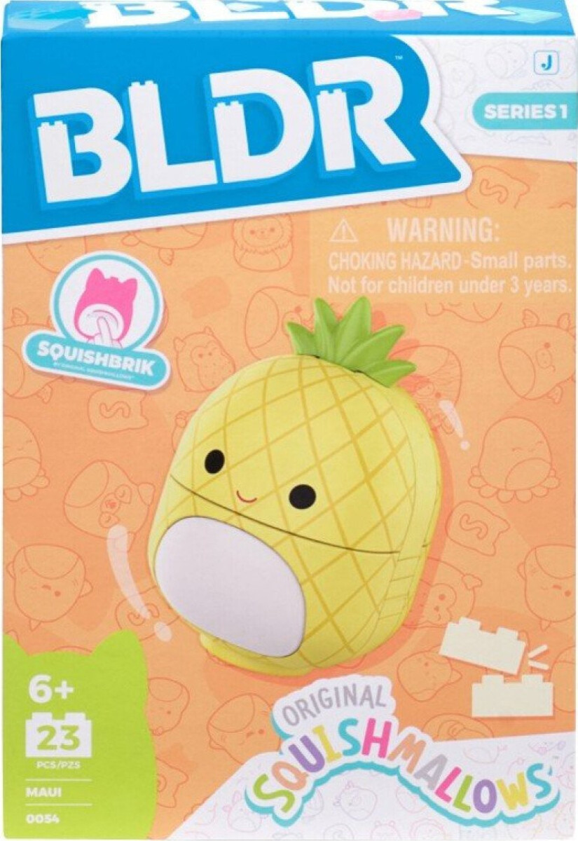 Levně Squishmallows Stavebnice BLDR - Ananas Maui - -