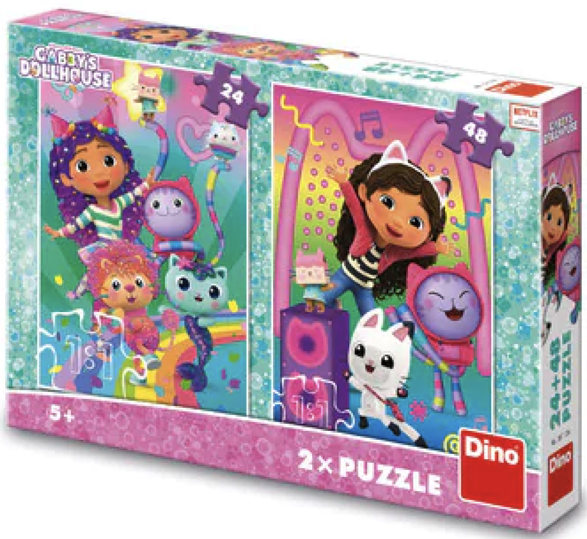 Kniha Puzzle 24+48 Gábi Disco párty (poškozená)