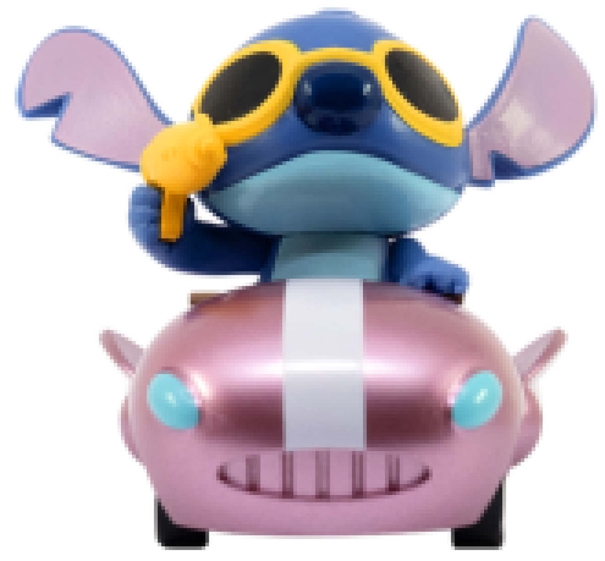 Stitch Zoom Hero figurky - Růžové auto