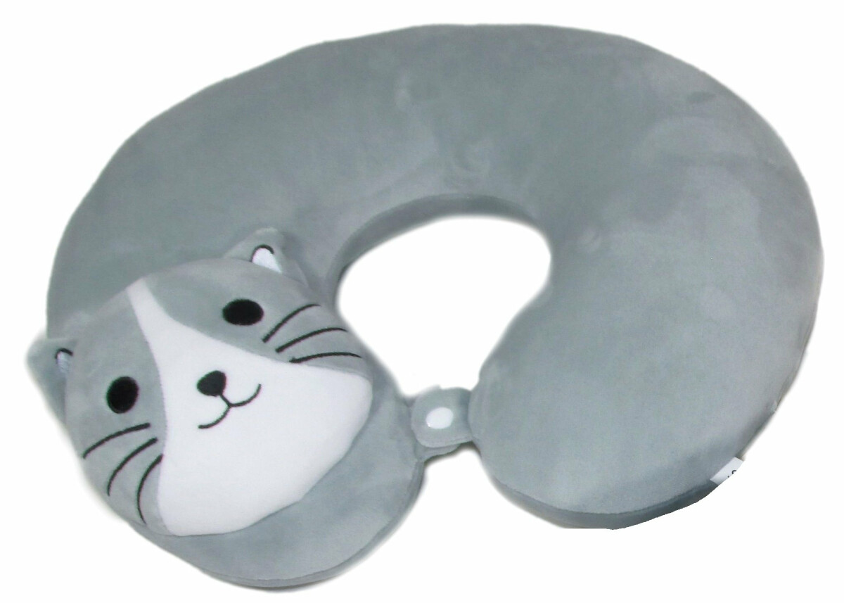 Záhlavník kočka šedá – 28×35 cm