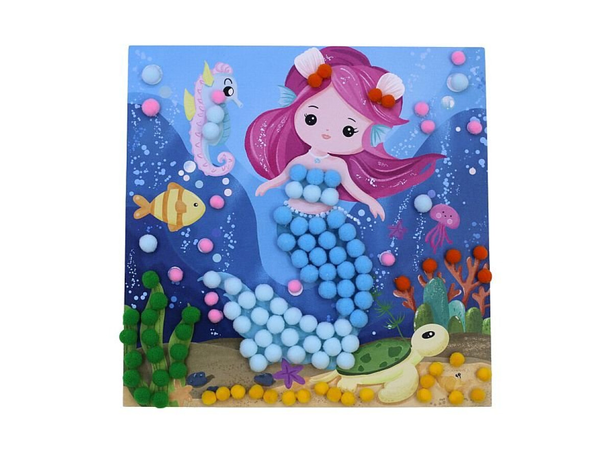 Pompom kreativní sada Mořská Víla (obrázek 4)